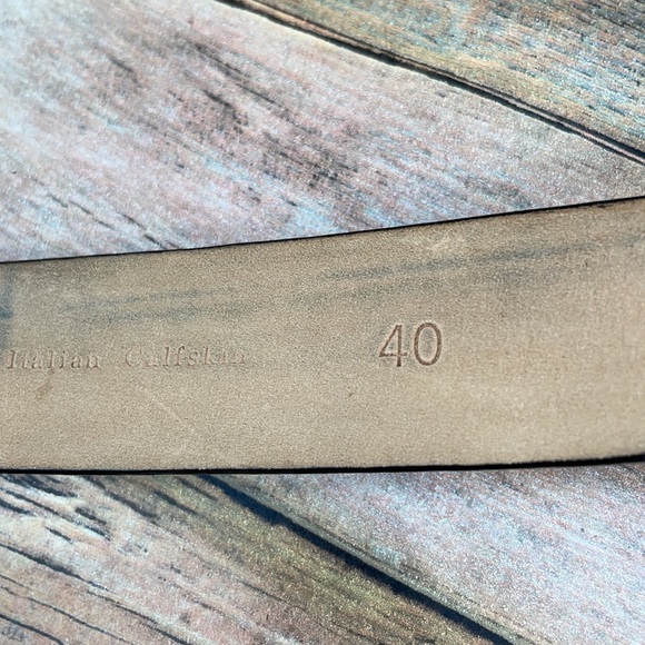 Leather Belt with removable Buckle Size 40 - Picture 8 of 10